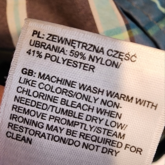 The North Face Men's Blue Plaid Short Sleeve Outdoor Hiking‎ Shirt Button Front - Picture 8 of 12